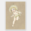 Gum Blossom Baby I Neutral Unframed Art Print