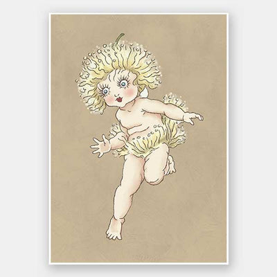 Gum Blossom Baby I Neutral Unframed Art Print