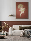 Gum Blossom Baby I Terracotta Canvas Art Print