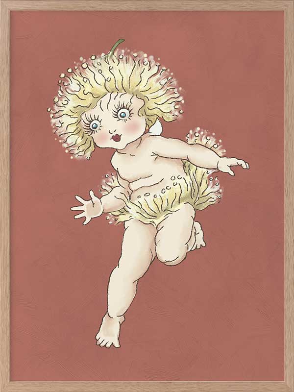 Gum Blossom Baby I Terracotta Framed Art Print