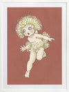 Gum Blossom Baby I Terracotta Framed Art Print
