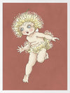Gum Blossom Baby I Terracotta Framed Art Print