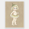 Gum Blossom Baby II Neutral Unframed Art Print