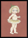 Gum Blossom Baby II Terracotta Framed Art Print