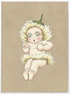 Gum Blossom Baby III Neutral Canvas Art Print