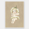 Gum Blossom Baby III Neutral Unframed Art Print