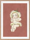 Gum Blossom Baby III Terracotta Framed Art Print