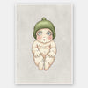 Gumnut Baby I Grey Unframed Art Print