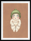 Gumnut Baby I Clay Framed Art Print