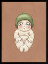 Gumnut Baby I Clay Framed Art Print