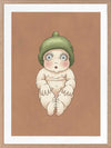 Gumnut Baby I Clay Framed Art Print