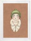 Gumnut Baby I Clay Framed Art Print