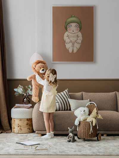 Gumnut Baby I Clay Canvas Art Print | Lifestyle