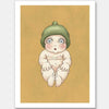 Gumnut Baby I Mustard Unframed Art Print