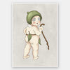 Gumnut Baby II Grey Unframed Art Print