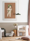 Gumnut Baby II Clay Framed Art Print | Lifestyle