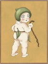 Gumnut Baby II Mustard Canvas Art Print