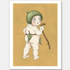 Gumnut Baby II Mustard Unframed Art Print