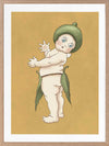 Gumnut Baby III Mustard Framed Art Print