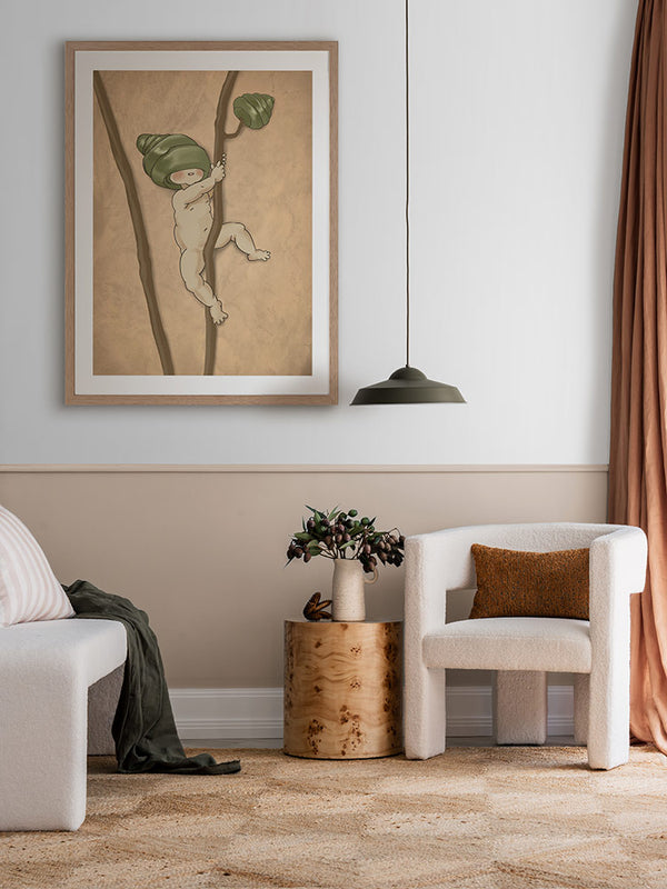 Gumnut Adventures I Neutral Framed Art Print | Lifestyle