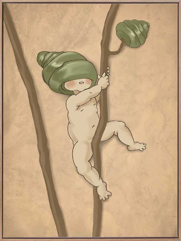 Gumnut Adventures I Neutral Canvas Art Print