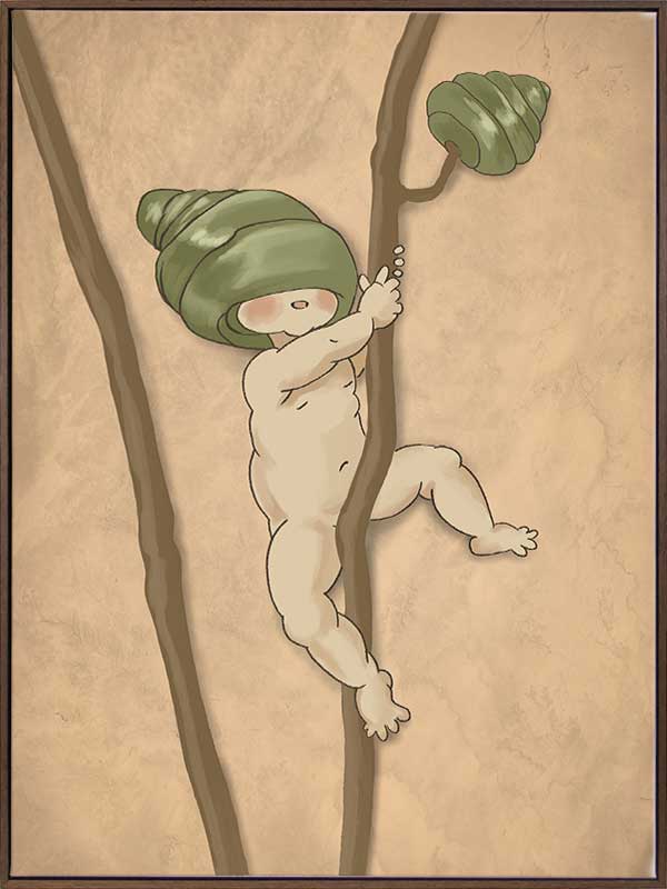 Gumnut Adventures I Neutral Canvas Art Print