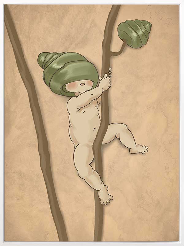 Gumnut Adventures I Neutral Canvas Art Print