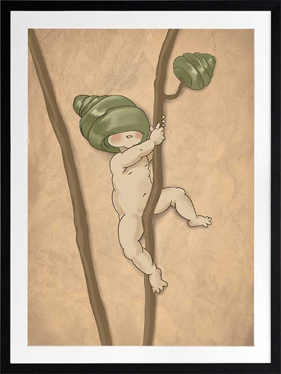Gumnut Adventures I Neutral Framed Art Print
