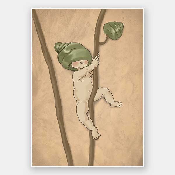 Gumnut Adventures I Neutral Unframed Art Print