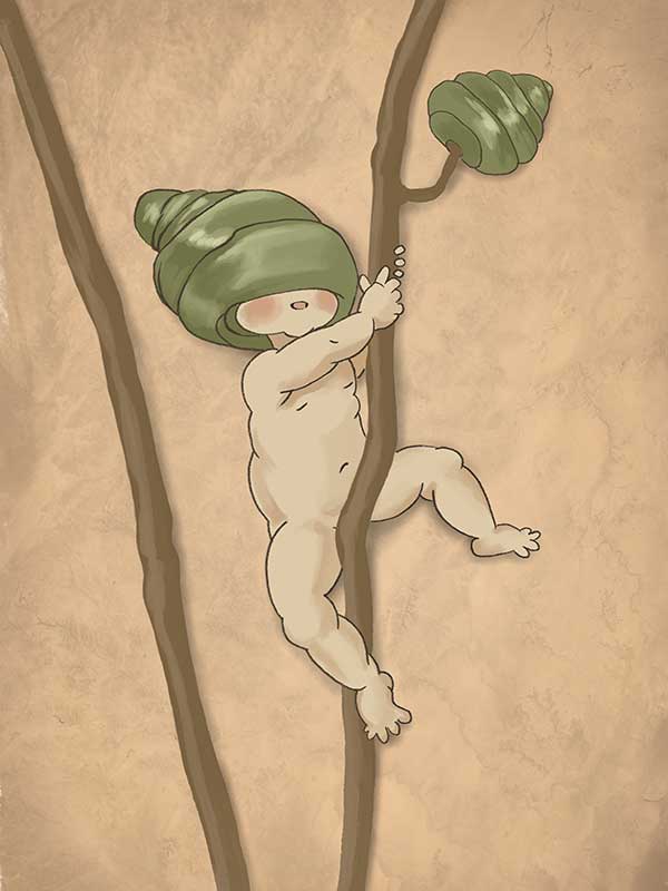 Gumnut Adventures I Neutral Canvas Art Print