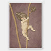 Gumnut Adventures I Mauve Unframed Art Print
