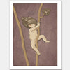 Gumnut Adventures I Mauve Unframed Art Print