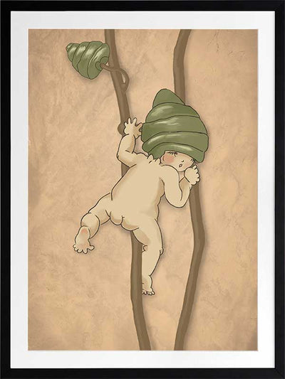 Gumnut Adventures II Neutral Framed Art Print