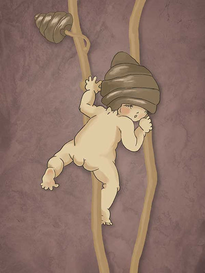 Gumnut Adventures II Mauve Canvas Art Print