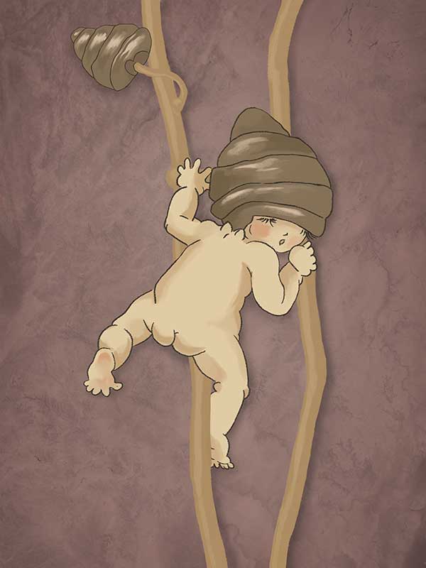 Gumnut Adventures II Mauve Canvas Art Print