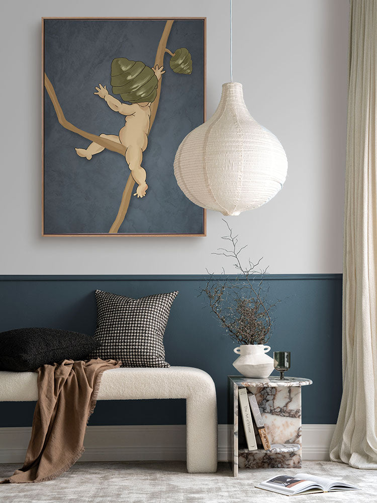 Gumnut Adventures III Blue Canvas Art Print | Lifestyle