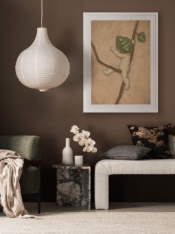 Gumnut Adventures III Neutral Framed Art Print | Lifestyle