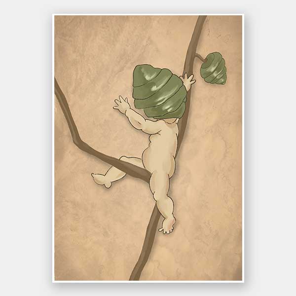 Gumnut Adventures III Neutral Unframed Art Print
