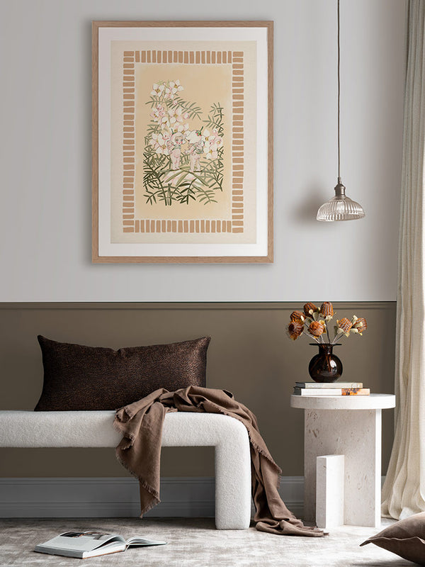 Boronia Babies’ Secret Garden Neutral Framed Art Print | Lifestyle