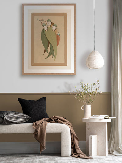 Gumnut Hide & Seek Neutral Framed Art Print | Lifestyle