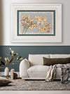 Pea Flower Poppets Blue Framed Art Print | Lifestyle