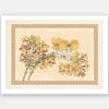 Pea Flower Poppets Neutral Unframed Art Print