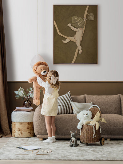 Gumnut Adventures III Brown Canvas Art Print | Lifestyle