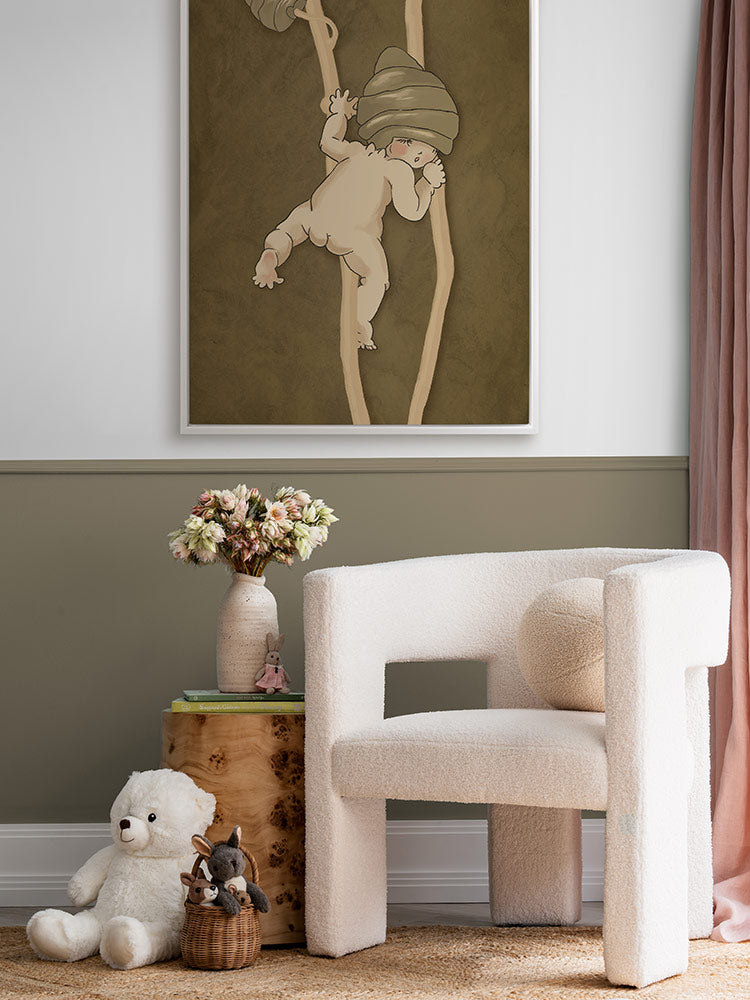 Gumnut Adventures II Brown Canvas Art Print | Lifestyle