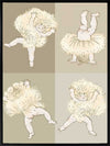 Gumnut Tumbles wall art featuring playful gumnut babies tumbling in a whimsical May Gibbs design from the May Gibbs II Wall Art Collection.