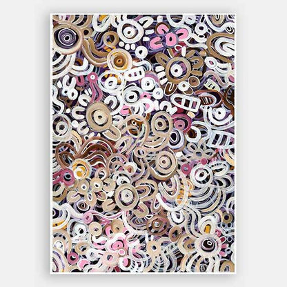 Connectedness Pink Unframed Art Print 