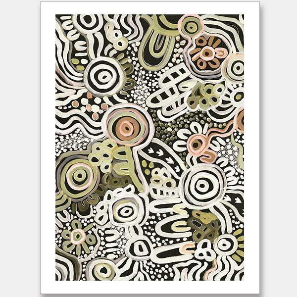 My Country Green Unframed Art Print 