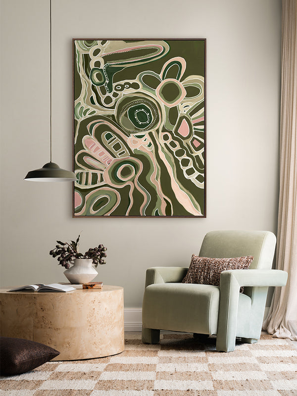 Flow of Country Canvas Art Print | Lifestyle