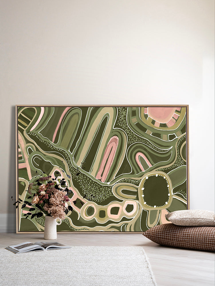 Burbang Canvas Art Print | Lifestyle