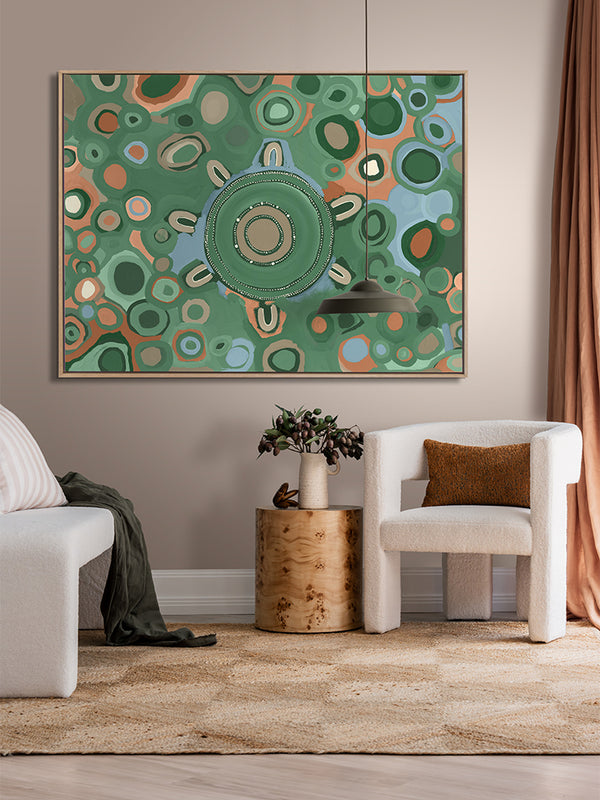 Meeting Place Canvas Art Print | Lifestyle